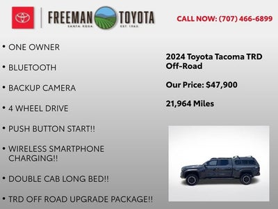 2024 Toyota Tacoma TRD Off Road Double Cab 6' Bed AT