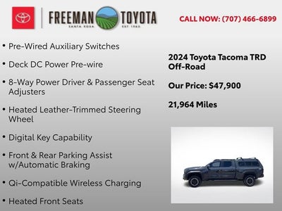 2024 Toyota Tacoma TRD Off Road Double Cab 6' Bed AT