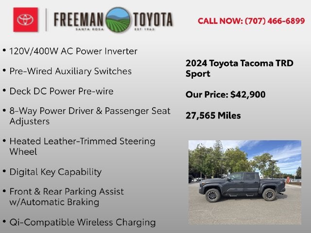 2024 Toyota Tacoma TRD Sport Double Cab 5' Bed AT