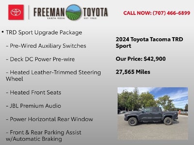 2024 Toyota Tacoma TRD Sport Double Cab 5' Bed AT