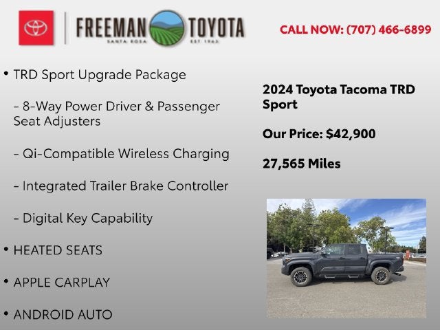 2024 Toyota Tacoma TRD Sport Double Cab 5' Bed AT