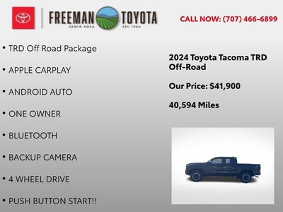 2024 Toyota Tacoma TRD Off Road Double Cab 5' Bed AT