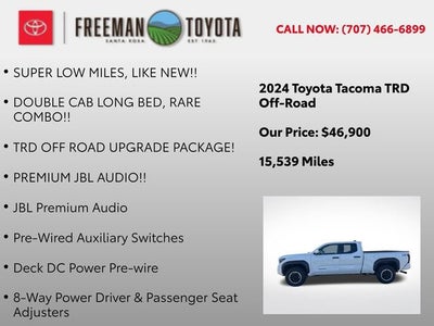 2024 Toyota Tacoma TRD Off Road