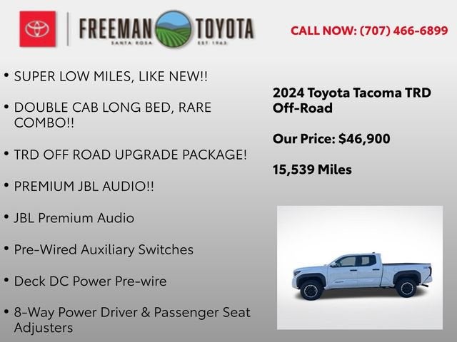 2024 Toyota Tacoma TRD Off Road
