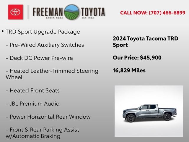 2024 Toyota Tacoma TRD Sport Double Cab 6' Bed AT