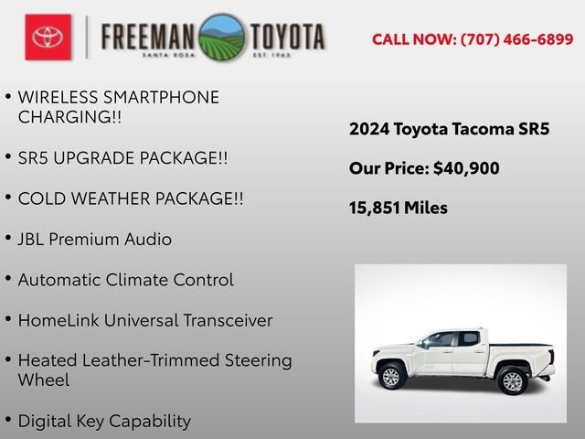 2024 Toyota Tacoma SR5 Double Cab 5' Bed AT