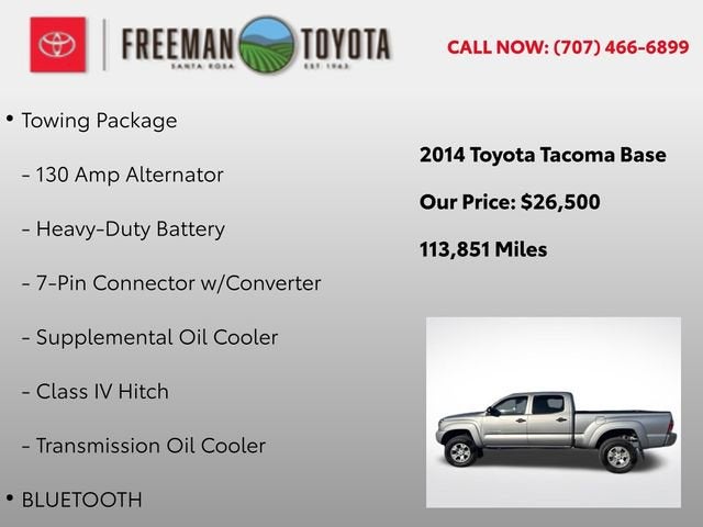 2014 Toyota Tacoma 4WD Double Cab LB V6 AT