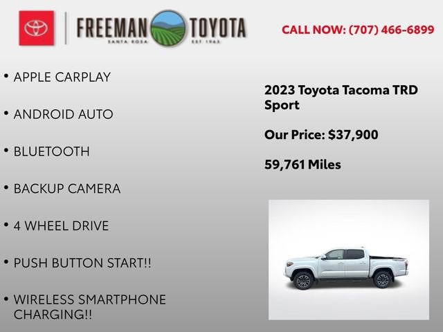 2023 Toyota Tacoma TRD Sport Double Cab 5' Bed V6 AT
