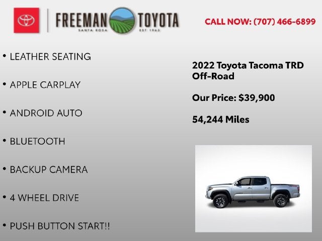2022 Toyota Tacoma SR Double Cab 5' Bed V6 AT