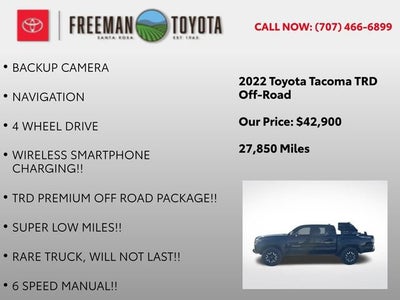 2022 Toyota Tacoma SR Double Cab 5' Bed V6 AT