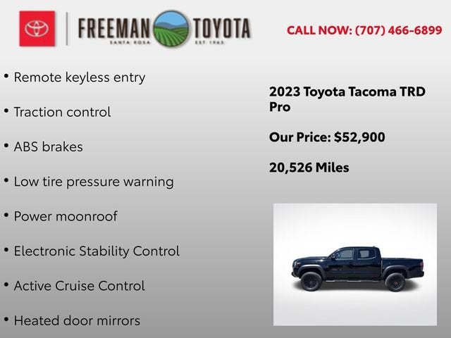 2023 Toyota Tacoma SR Double Cab 5' Bed V6 AT