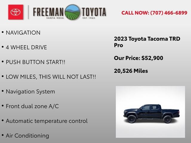 2023 Toyota Tacoma SR Double Cab 5' Bed V6 AT