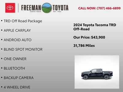 2024 Toyota Tacoma TRD Off Road Double Cab 5' Bed AT