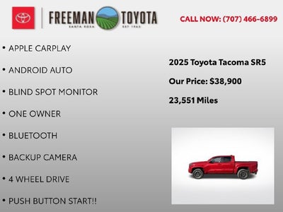 2025 Toyota Tacoma SR5 Double Cab 5' Bed AT
