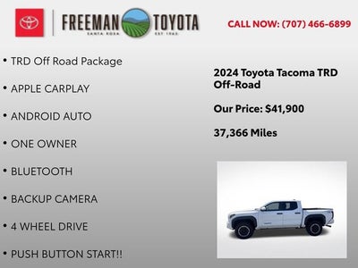 2024 Toyota Tacoma TRD Off Road Double Cab 5' Bed AT