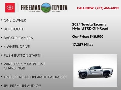 2024 Toyota Tacoma TRD Off Road Hybrid Double Cab 5' Bed AT