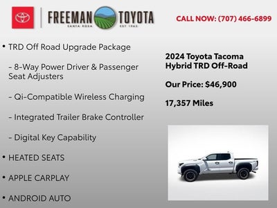 2024 Toyota Tacoma TRD Off Road Hybrid Double Cab 5' Bed AT