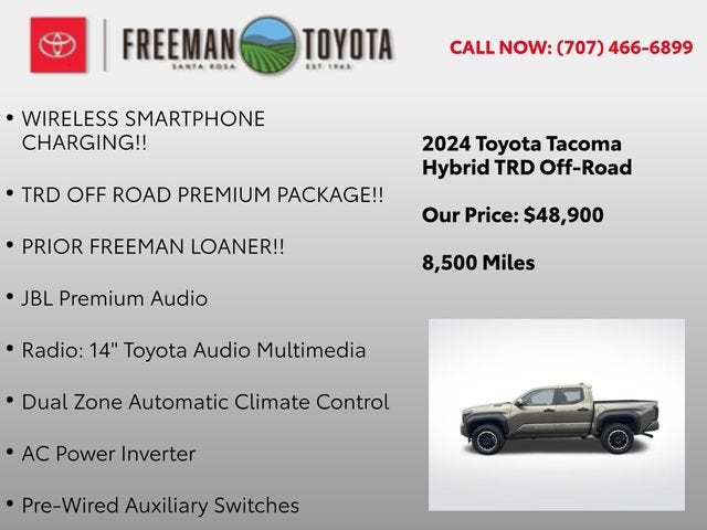 2024 Toyota Tacoma TRD Off Road Hybrid