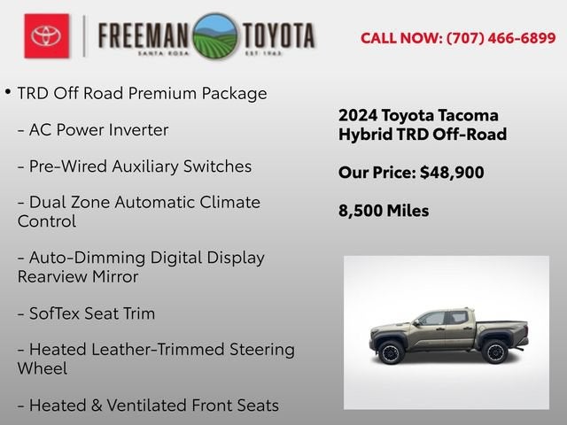 2024 Toyota Tacoma TRD Off Road Hybrid