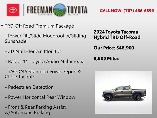 2024 Toyota Tacoma TRD Off Road Hybrid