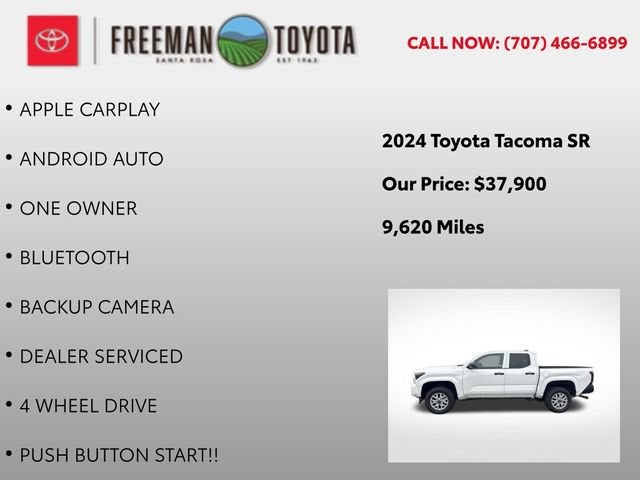 2024 Toyota Tacoma SR Double Cab 5' Bed AT