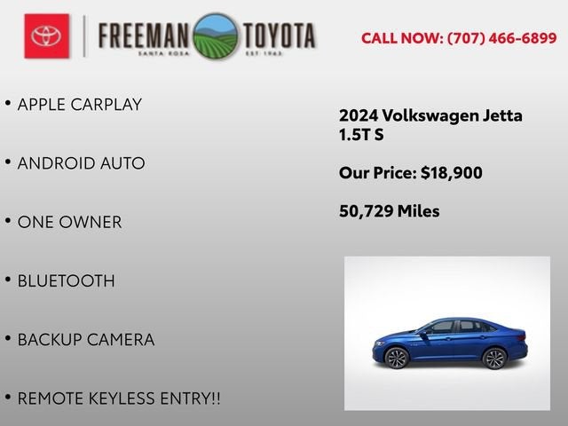 2024 Volkswagen Jetta S Auto