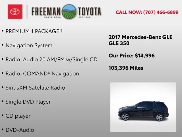 2017 Mercedes-Benz GLE GLE 350 SUV