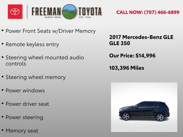 2017 Mercedes-Benz GLE GLE 350 SUV