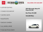 2012 Mercedes-Benz M-Class 4MATIC® 4dr ML 550