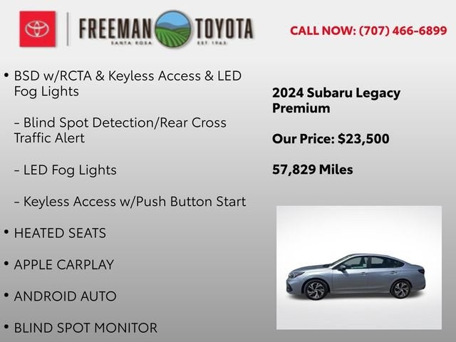 2024 Subaru Legacy Premium AWD