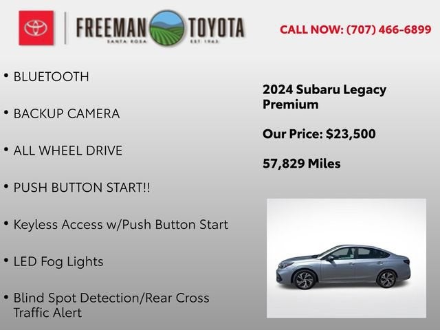 2024 Subaru Legacy Premium AWD