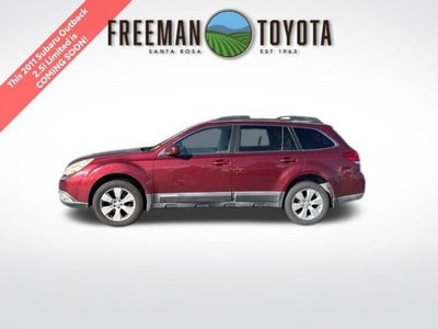 2011 Subaru Outback 4dr Wgn H4 Auto 2.5i Limited Pwr Moon