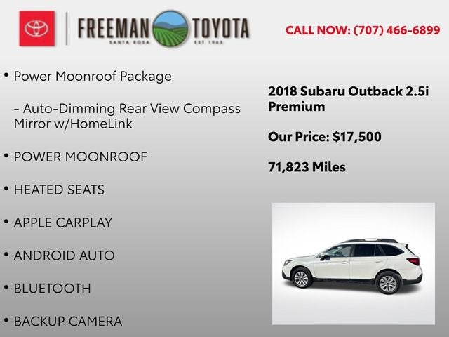2018 Subaru Outback 2.5i Premium