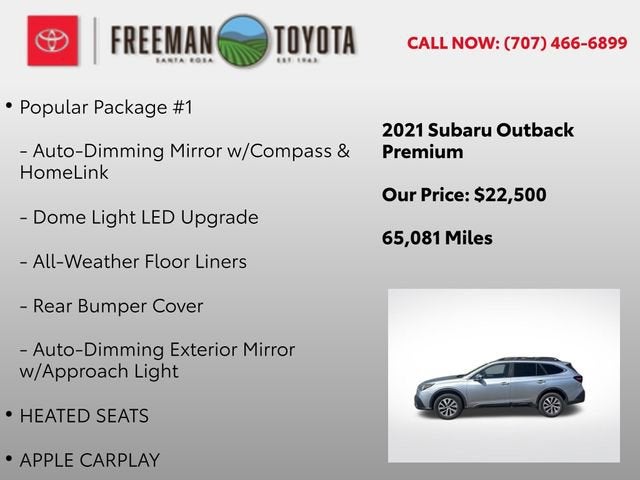 2021 Subaru Outback Premium CVT