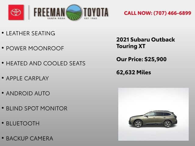 2021 Subaru Outback Touring XT CVT