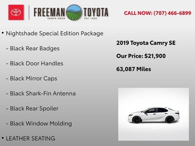 2019 Toyota Camry LE Auto
