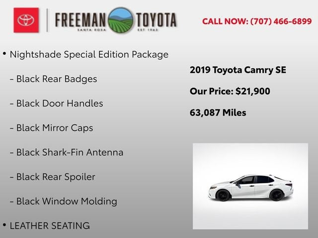 2019 Toyota Camry LE Auto