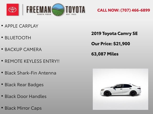 2019 Toyota Camry LE Auto