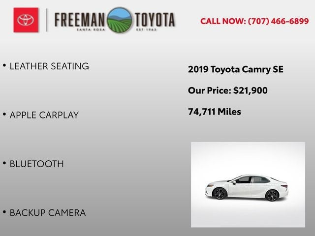 2019 Toyota Camry LE Auto