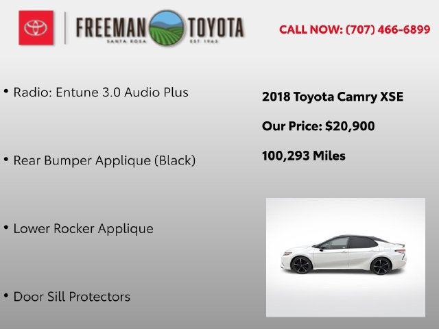 2018 Toyota Camry XSE Auto