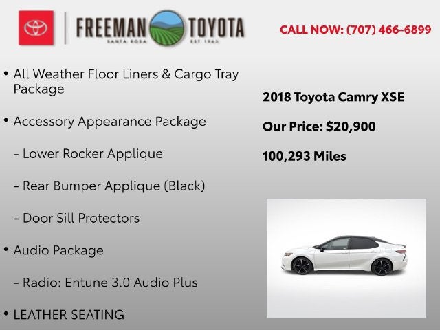 2018 Toyota Camry XSE Auto