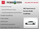 2007 Toyota Camry 4dr Sdn I4 Auto LE