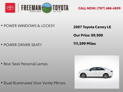 2007 Toyota Camry 4dr Sdn I4 Auto LE