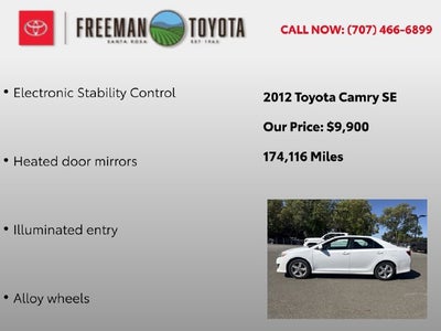 2012 Toyota Camry 4dr Sdn I4 Auto L