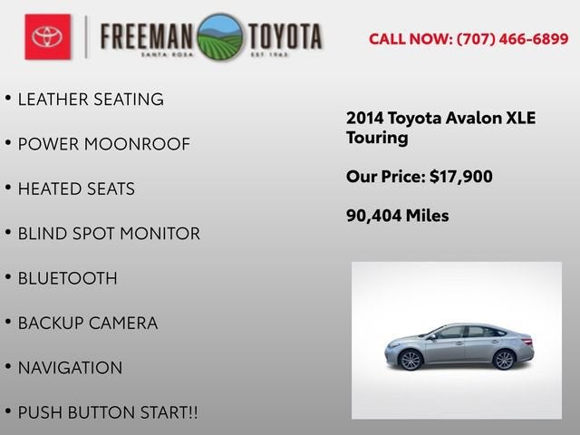 2014 Toyota Avalon 4dr Sdn Limited