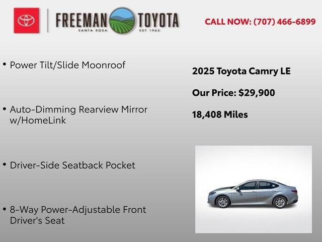 2025 Toyota Camry XLE