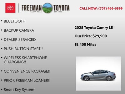 2025 Toyota Camry XLE