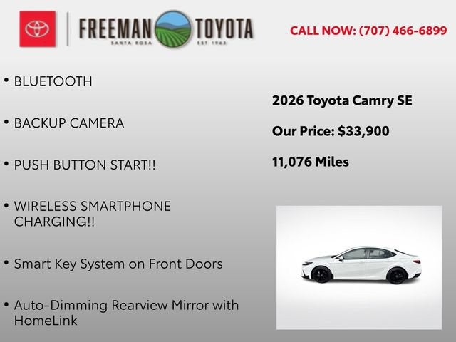 2026 Toyota Camry LE