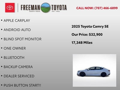 2025 Toyota Camry SE