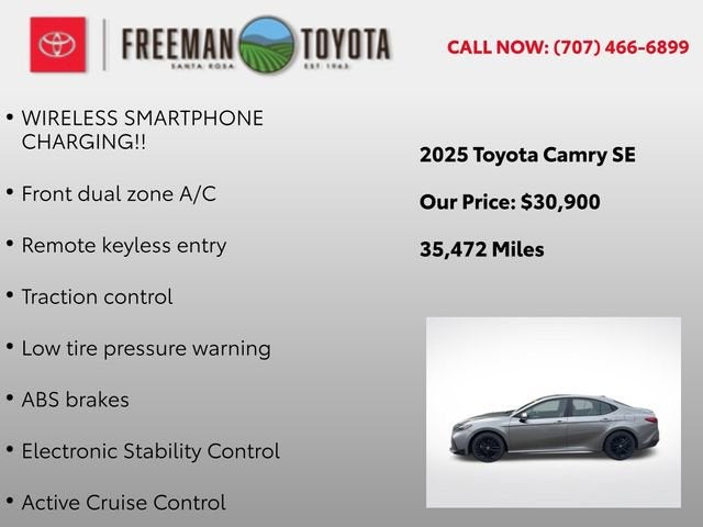 2025 Toyota Camry LE